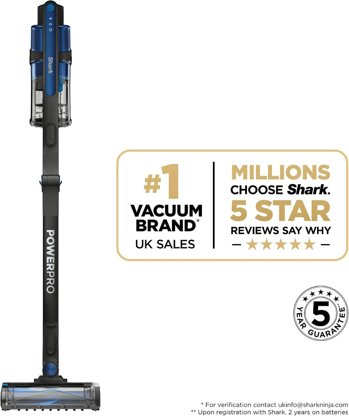 Shark PowerProPet Cordless Stick Vacuum | Reveal Technology |