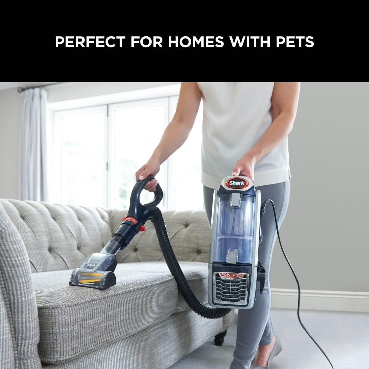 Shark Corded Upright Vacuum Cleaner,0.83L, Pet Model 750W