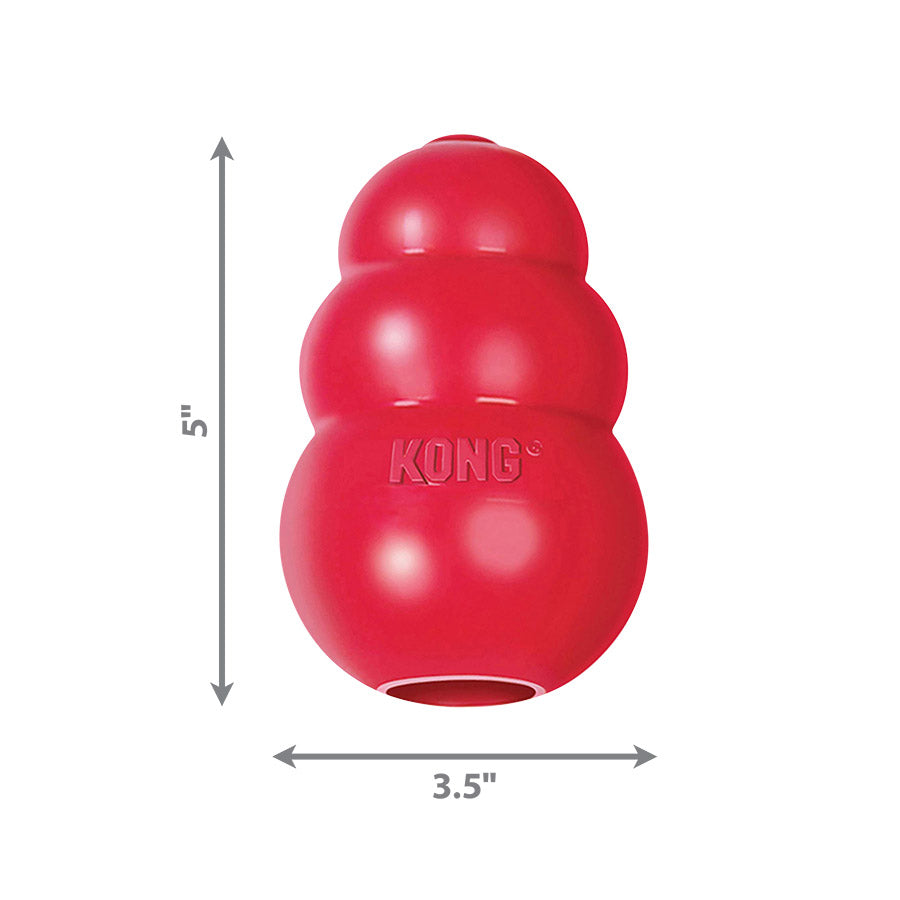 KONG Classic Chew Treat Dog Toy Red Large