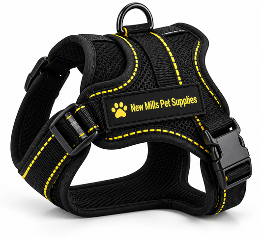 Mills Pet Supplies Reflective Adjustable Dog Harness